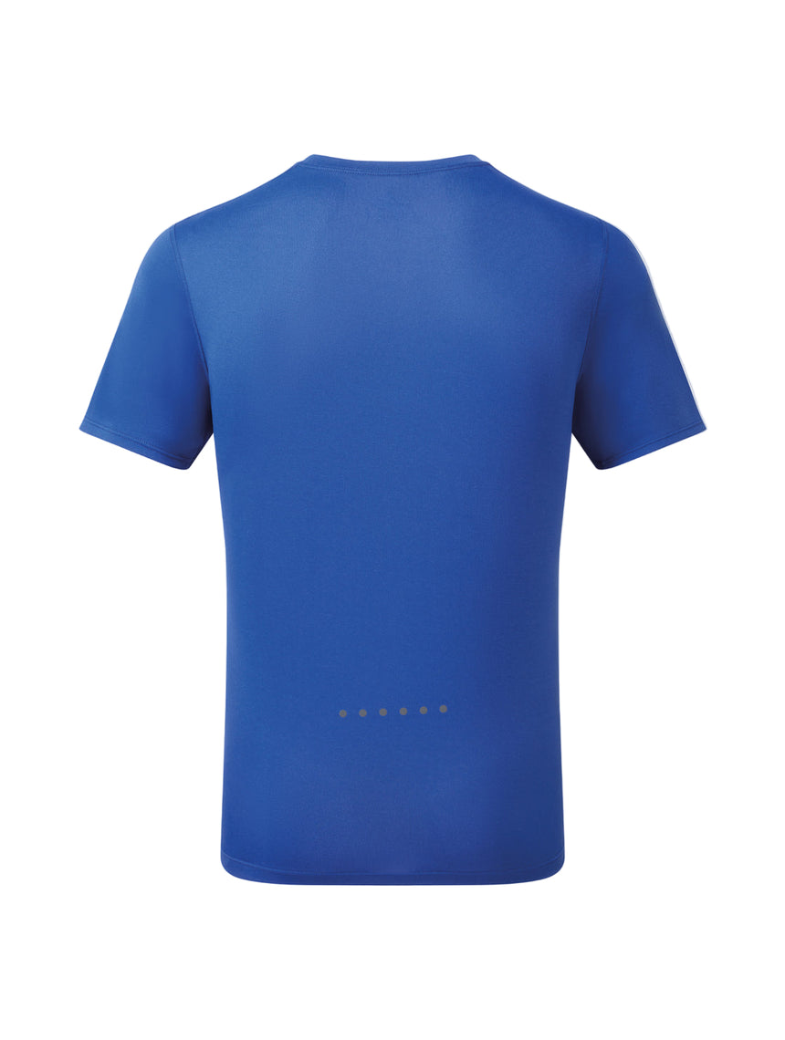 Ronhill Men's Core S/S Tee in Dark Cobalt/Bright White - back