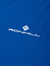 Ronhill Men's Core Vest in Dark Cobalt/Bright White - detail, 4