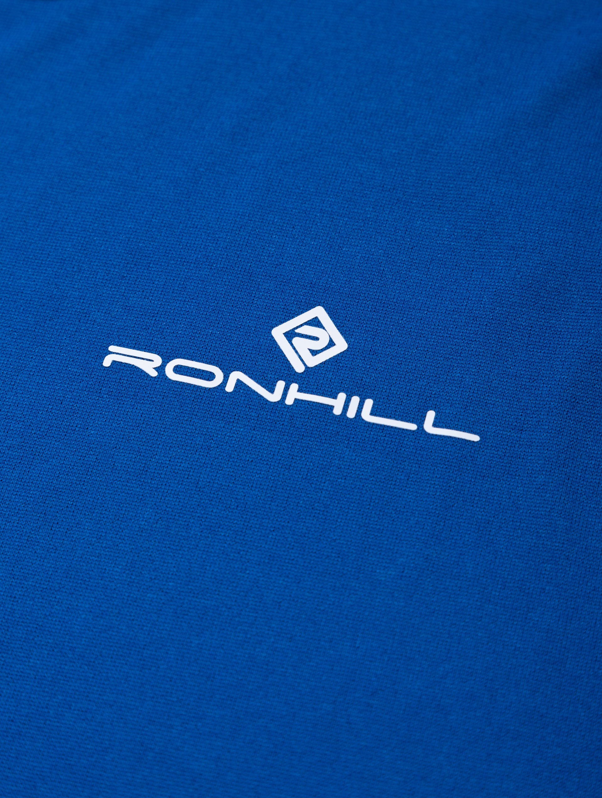 Ronhill Men's Core Vest in Dark Cobalt/Bright White - detail, 4