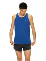 Ronhill Men's Core Vest in Dark Cobalt/Bright White - front, 2