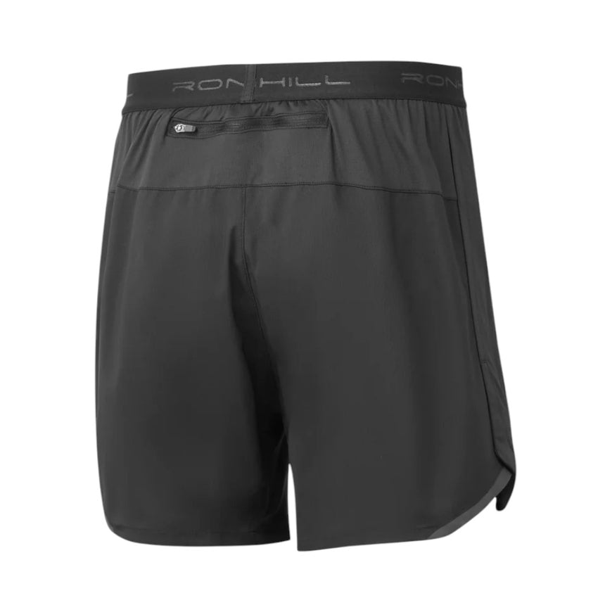 Ronhill Men's Tech 5" Short in All Black - back