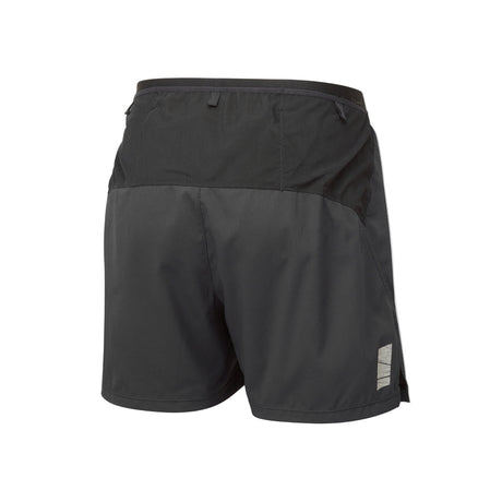 Ronhill Men's Tech All-Terrain 5" Short in All Black - back