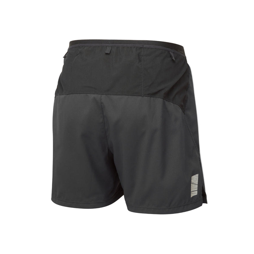 Ronhill Men's Tech All-Terrain 5" Short in All Black - back