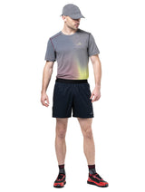 Ronhill Men's Tech All-Terrain 5" Short in All Black - front, fit