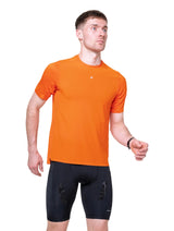 Ronhill Men's Tech All-Terrain S/S Tee in Ronhill Red - detail, 1