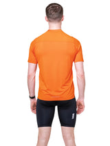 Ronhill Men's Tech All-Terrain S/S Tee in Ronhill Red - detail, 2