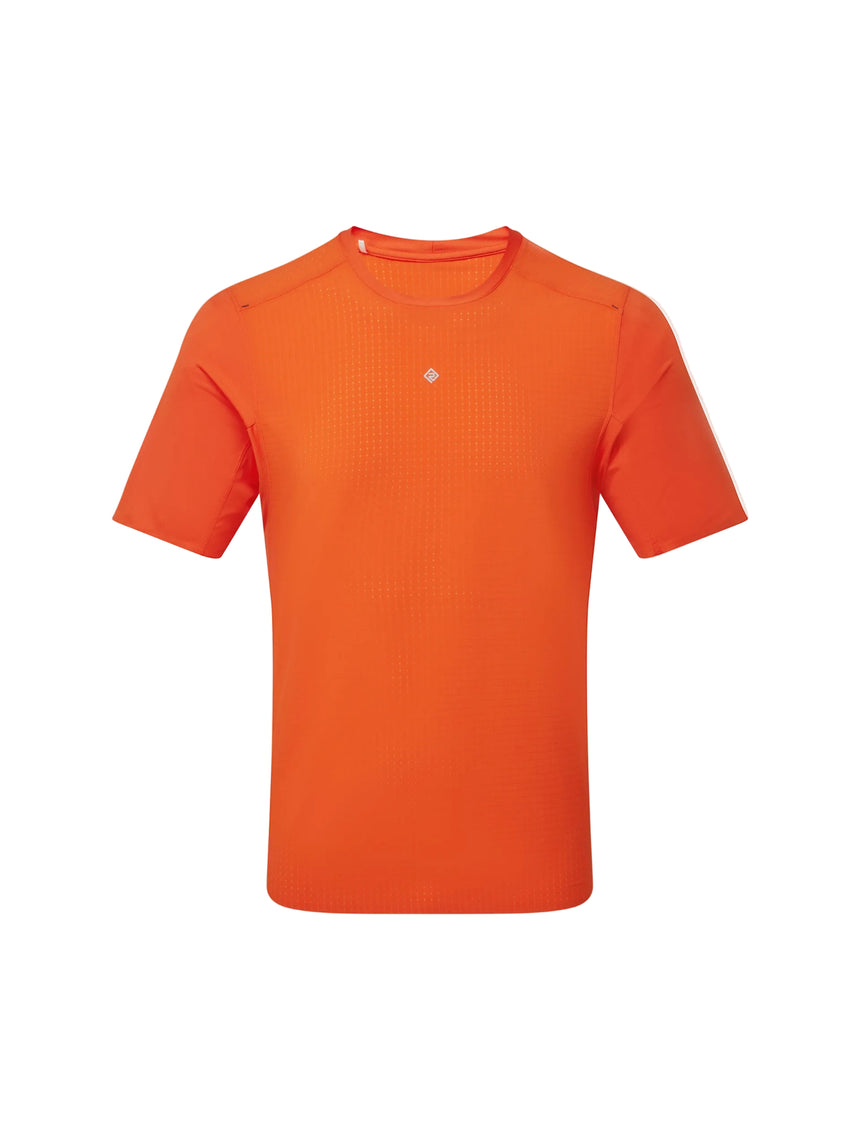 Ronhill Men's Tech All-Terrain S/S Tee in Ronhill Red - front