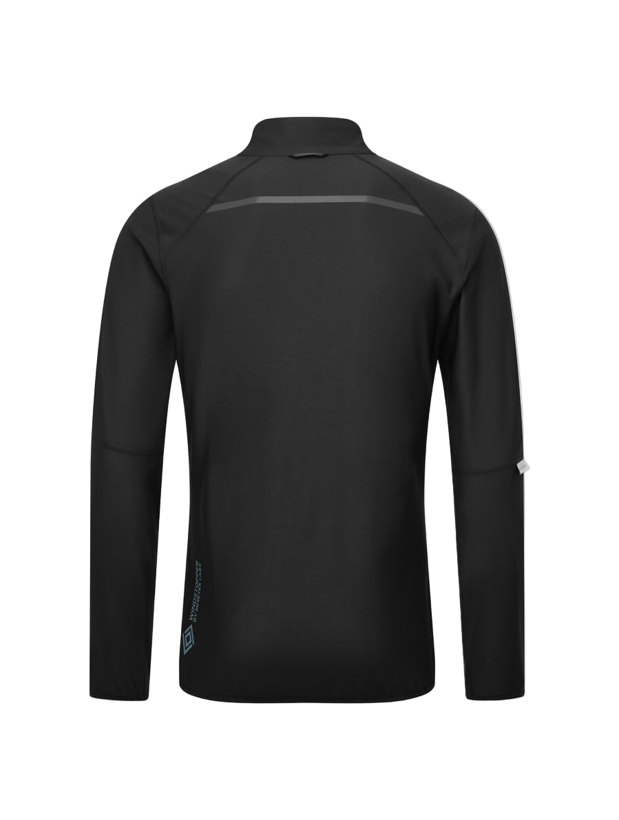 Ronhill Men's Tech GORE-TEX Windstopper Jacket in All Black - back