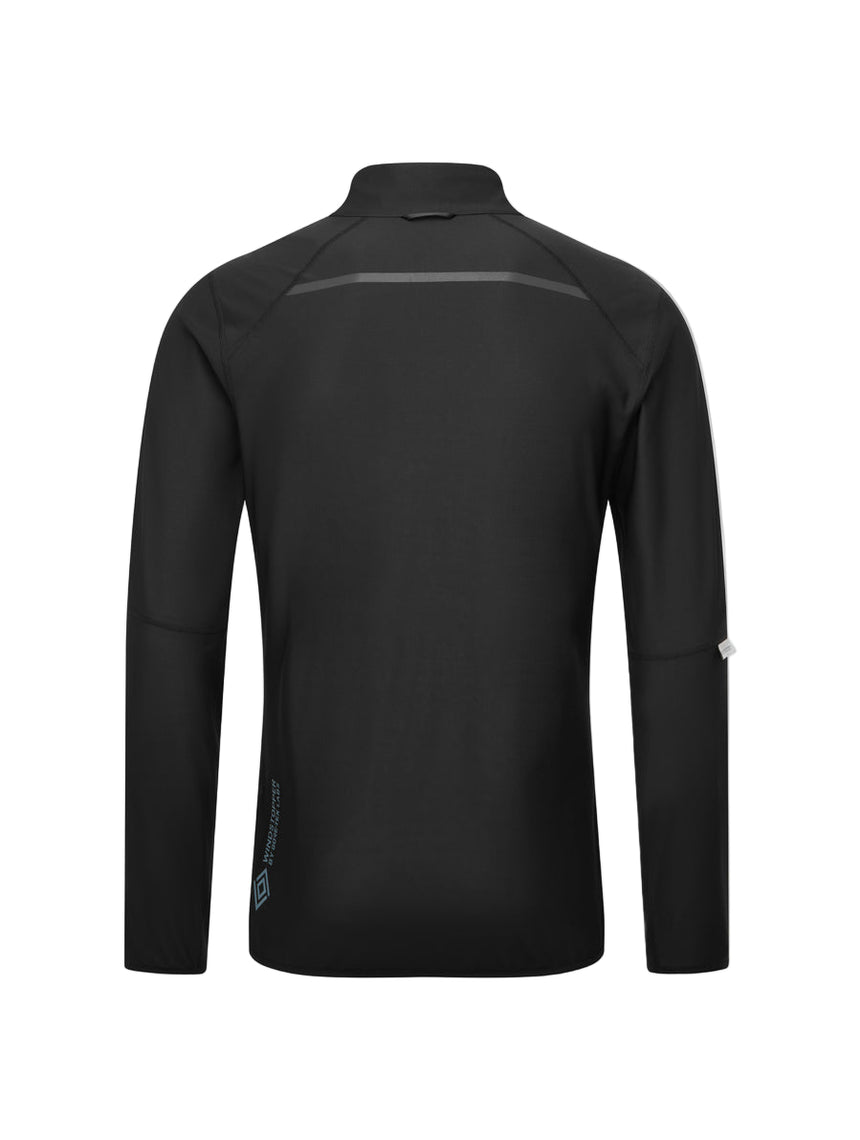 Ronhill Men's Tech GORE-TEX Windstopper Jacket in All Black - back