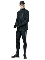 Ronhill Men's Tech GORE-TEX Windstopper Jacket in All Black - worn, front