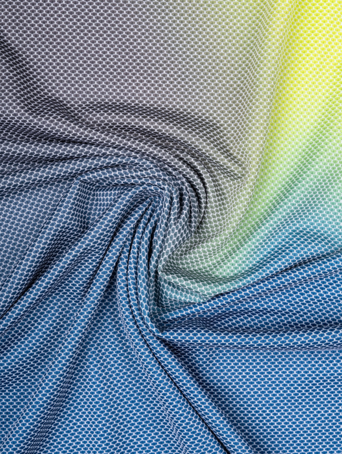 Ronhill Men's Tech Golden Hour L/S Tee in Glacier Merge - cuff detail