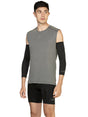 Ronhill Men's Tech Golden Hour Tank in Black Matrix - back