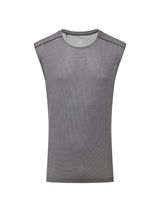 Ronhill Men's Tech Golden Hour Tank in Black Matrix - front, 2
