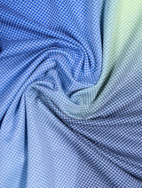 Ronhill Men's Tech Golden Hour Tank in Fluo Green Merge - detail, 10