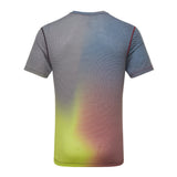 Ronhill Men's Tech Golden Hour Tee in Acid Merge - back