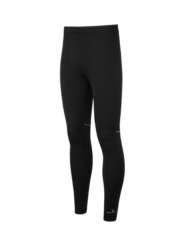 Ronhill Men's Tech Paragon Tight in All Black - front
