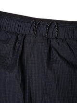 Ronhill Men's Tech Race 5" Short in All Black - drawcord detail