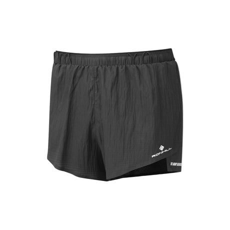 Ronhill Men's Tech Race Short in All Black - front