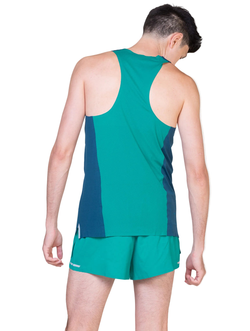 Ronhill Men's Tech Race Vest in Dark Navy/Deep Laguna - back