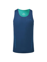 Ronhill Men's Tech Race Vest in Dark Navy/Deep Laguna - front, 3