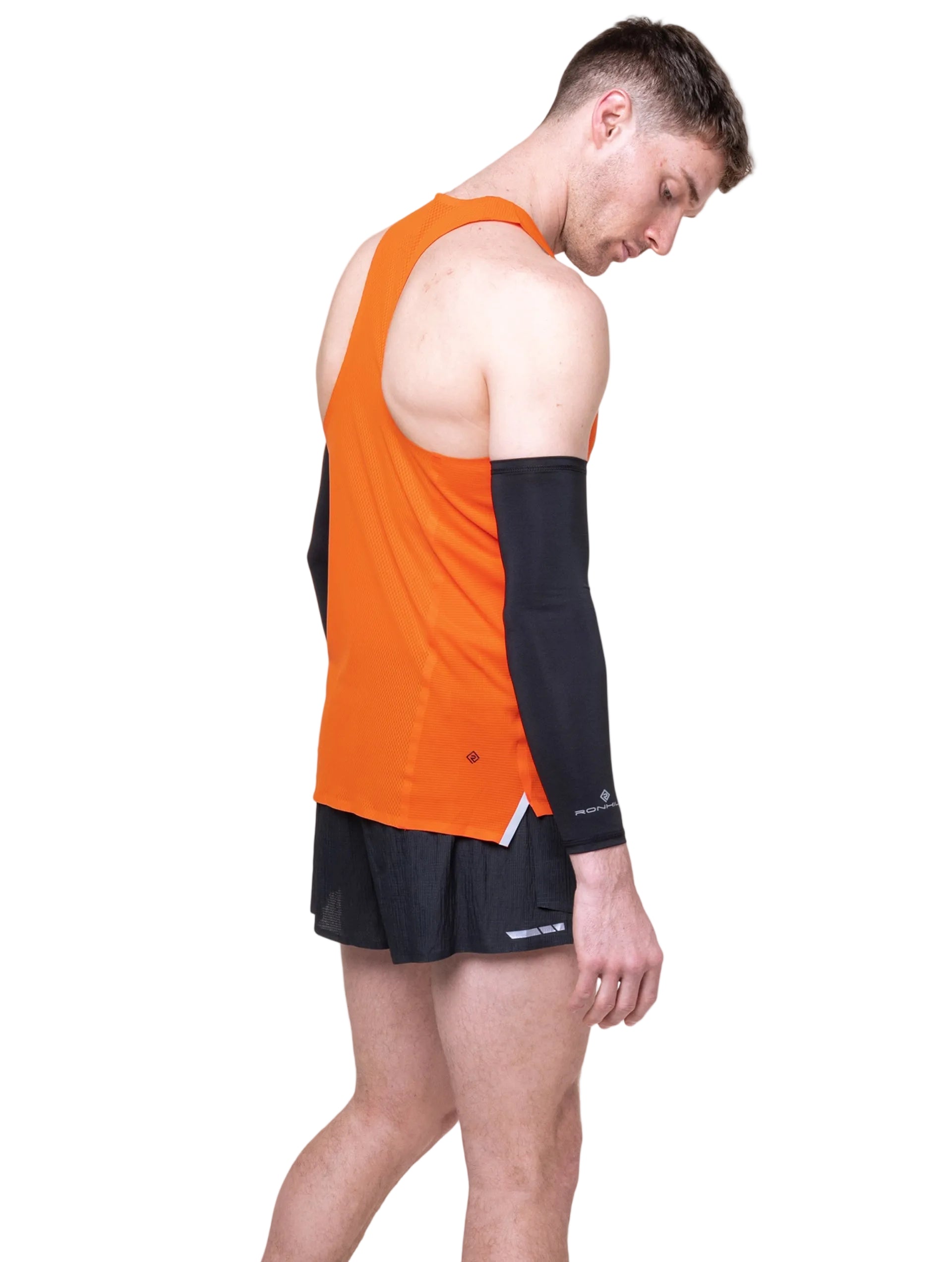 Ronhill Men's Tech Race Vest in Ronhill Red/Black - detail, 3