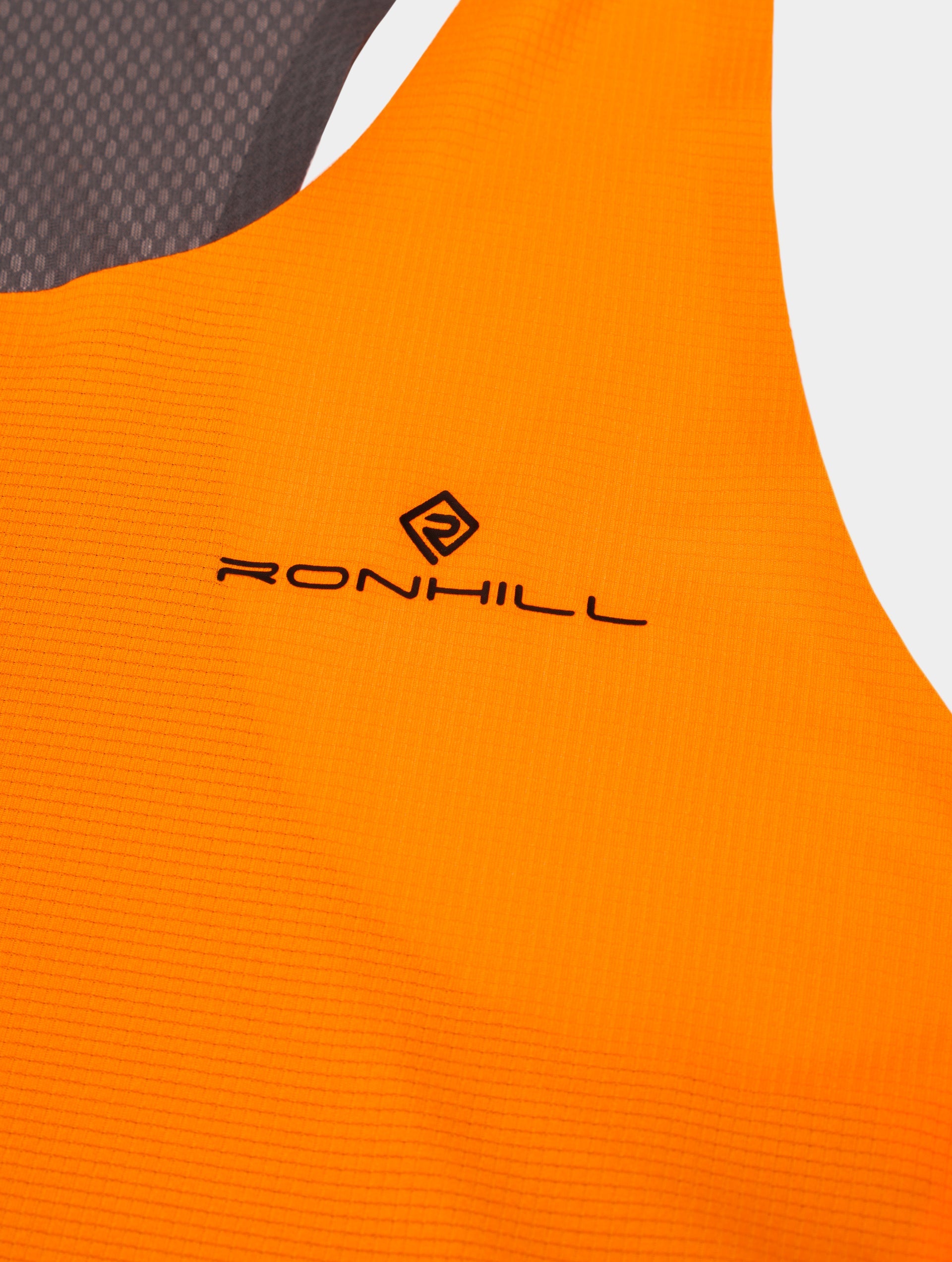 Ronhill Men's Tech Race Vest in Tangelo/Artemis - detail, 1