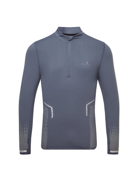 Ronhill Men's Tech Reflect 1/2 Zip in Anchor/Reflect - front
