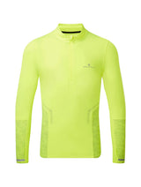 Ronhill Men's Tech Reflect 1/2 Zip in Fluo Zest/Reflect - Front