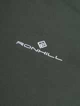 Ronhill Men's Tech Reflect 1/2 Zip in Kelp/Reflect - Flat Lay