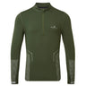 Ronhill Men's Tech Reflect 1/2 Zip in Kelp/Reflect - Front
