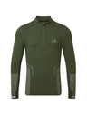 Ronhill Men's Tech Reflect 1/2 Zip in Kelp/Reflect - Front