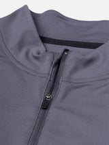 Ronhill Men's Tech Reflect 1/2 Zip in Oxide/Reflect - Detail Collar Zip