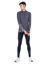 Ronhill Men's Tech Reflect 1/2 Zip in Oxide/Reflect - Studio Front Close
