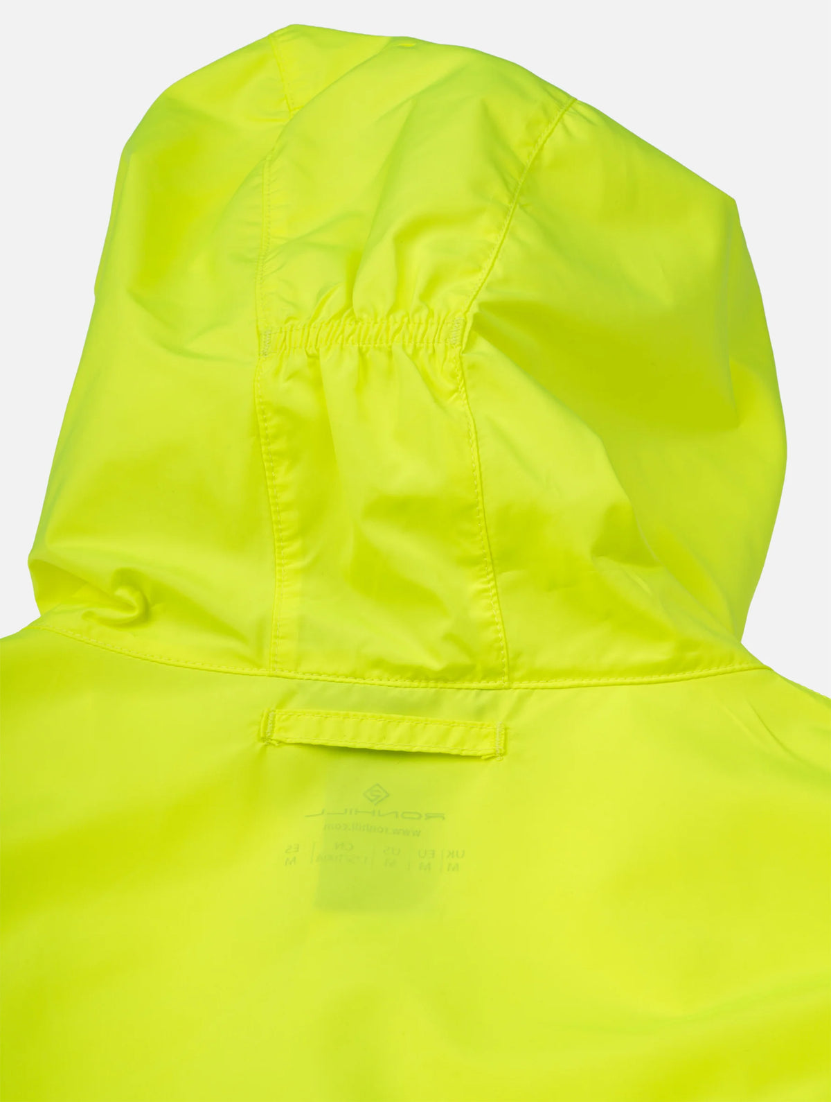 Ronhill Men's Tech Reflect Jacket in FluoZest/Blck/Reflect - Detail Chest Zip Area