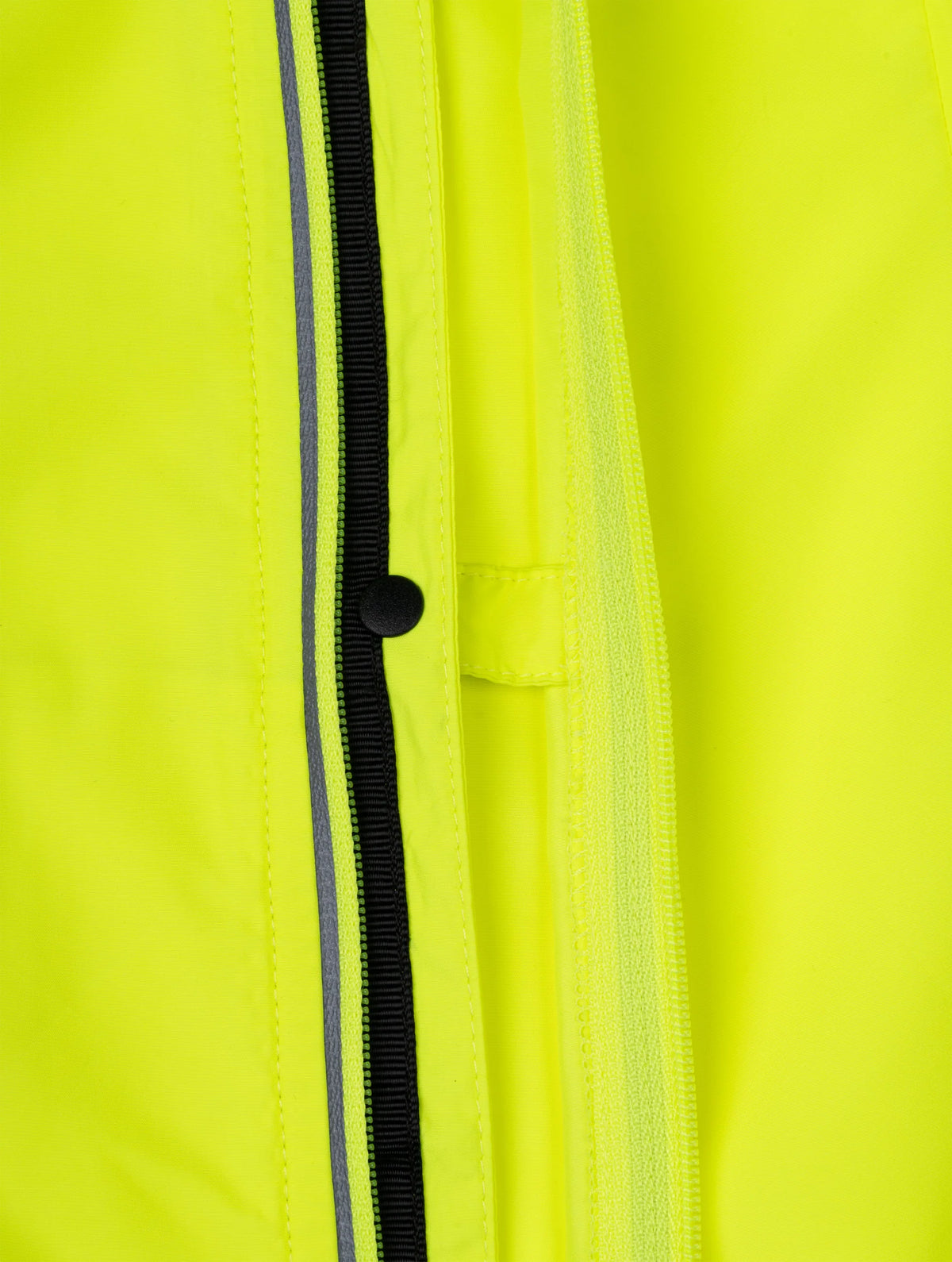 Ronhill Men's Tech Reflect Jacket in FluoZest/Blck/Reflect - Detail Side Colour Block Panel