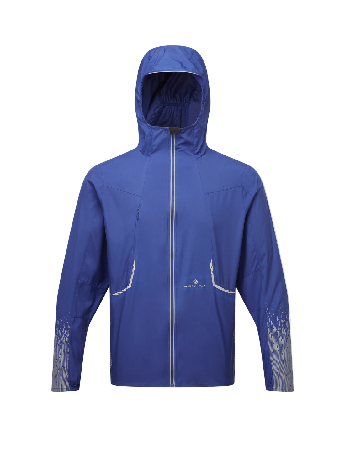 Ronhill Men's Tech Reflect Jacket in Ocean/Reflect - front