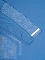 Ronhill Men's Tech Reflect L/S Tee in Glacier/Reflect - Detail Cuff Hem