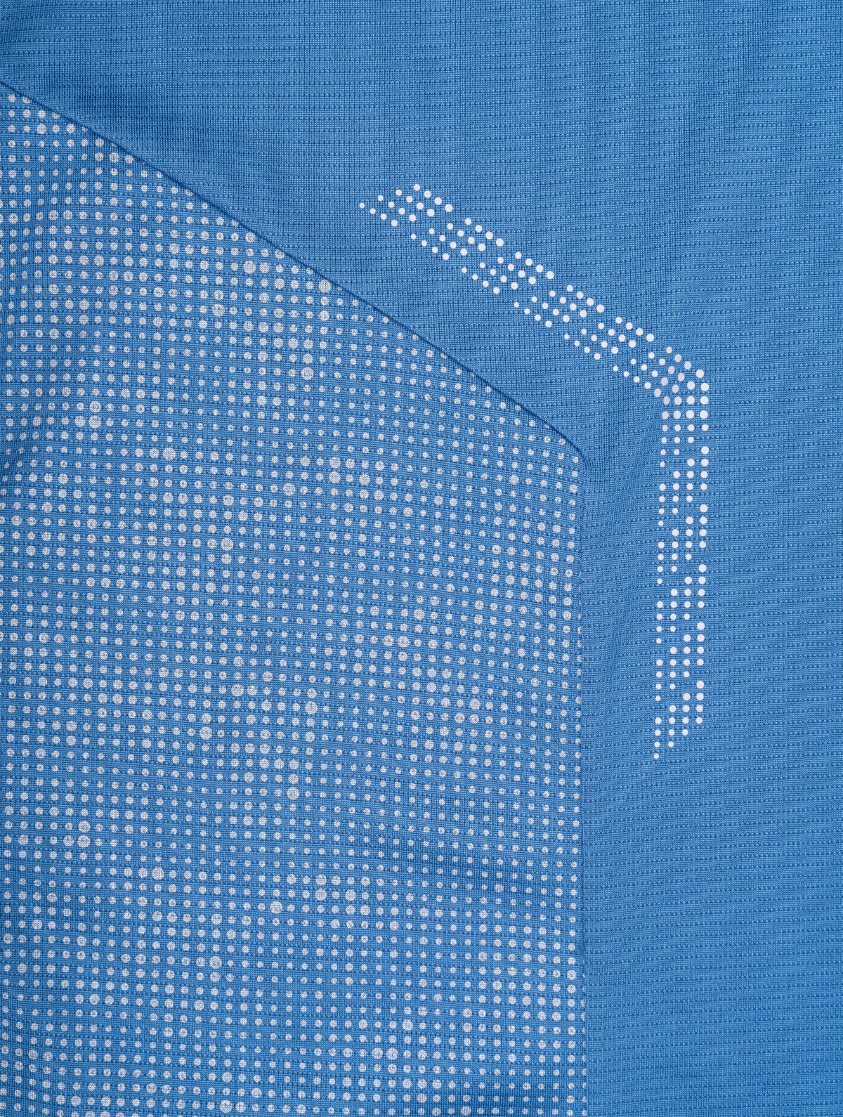 Ronhill Men's Tech Reflect L/S Tee in Glacier/Reflect - Detail Reflective Panel Shoulder