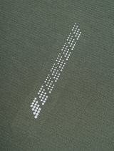 Ronhill Men's Tech Reflect L/S Tee in Kelp/Reflect - Detail Reflective Stripe Diagonal