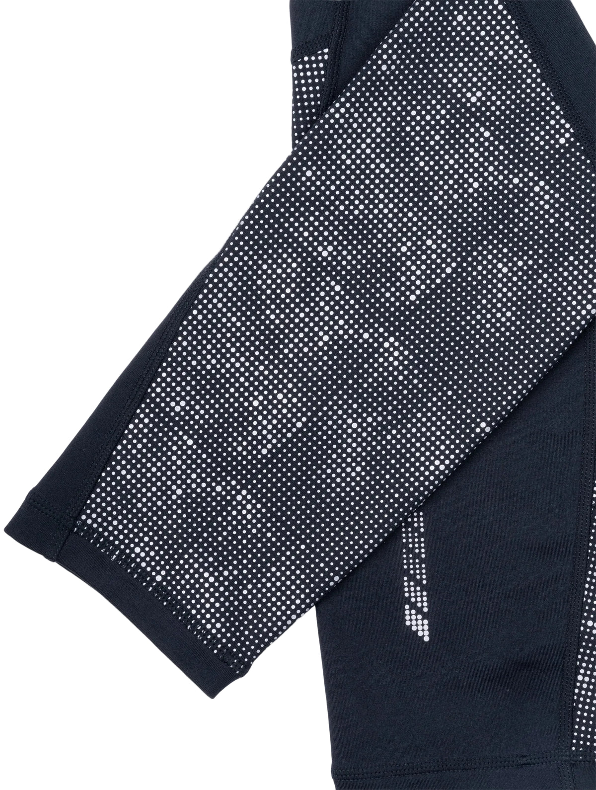 Ronhill Men's Tech Reflect Tight in Black/Reflect - reflective fabric detail