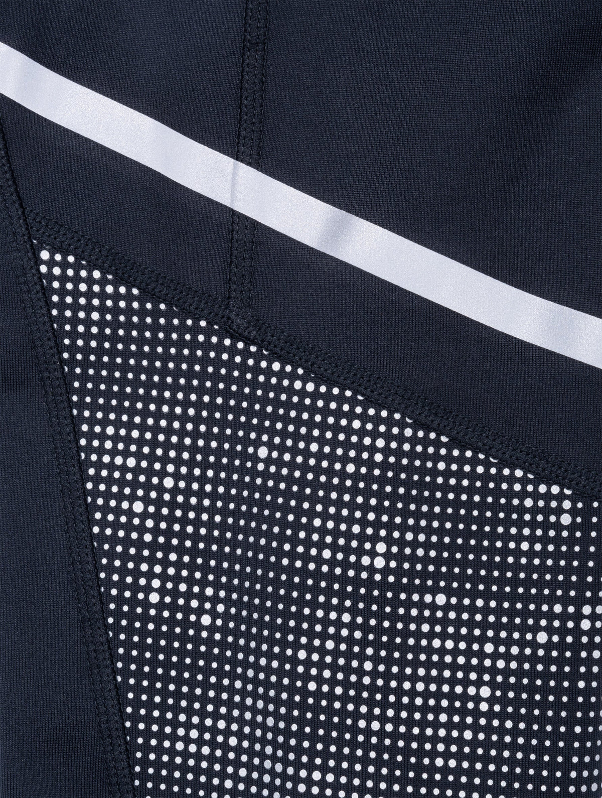 Ronhill Men's Tech Reflect Tight in Black/Reflect - reflective panel detail