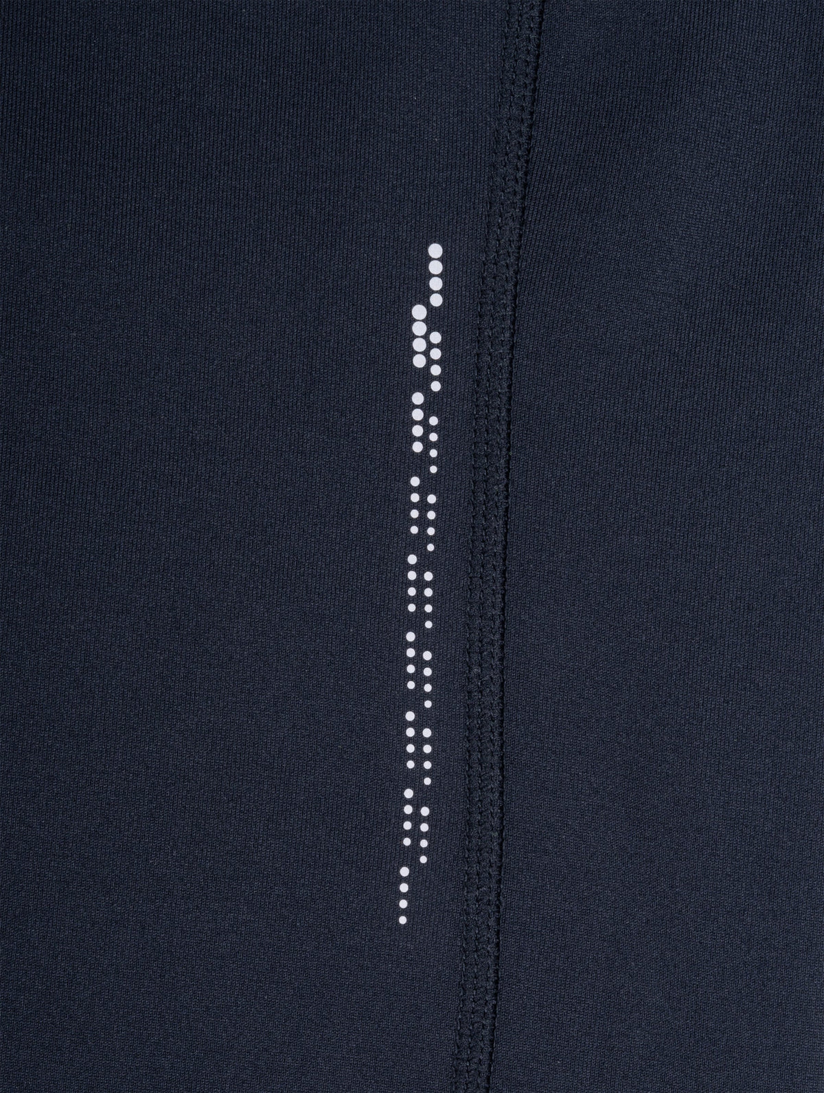 Ronhill Men's Tech Reflect Tight in Black/Reflect - reflective trim detail