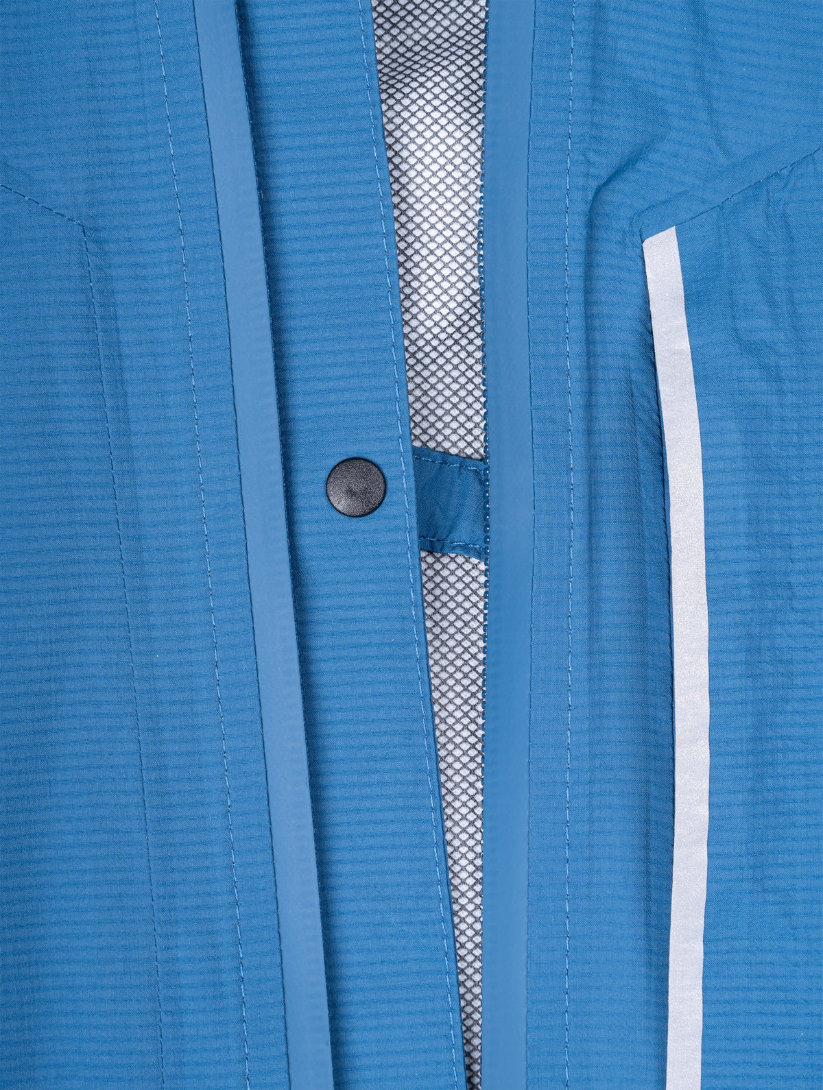 Ronhill Men's Tech Storm Jacket in Glacier/Ronhill Red - vent pocket detail
