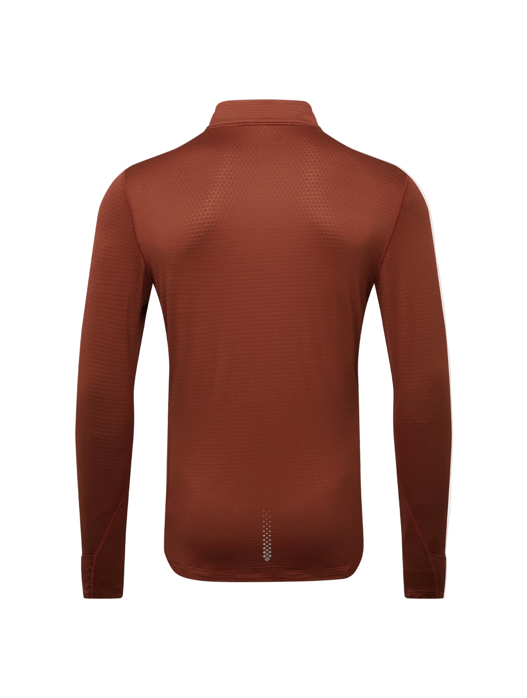 Ronhill Men's Tech Winter 1/2 Zip in Chestnut/Oxide - back