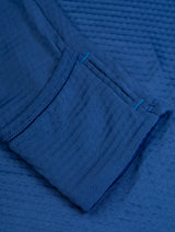Ronhill Men's Tech Winter 1/2 Zip in Ocean/Electric Blue - thumb loop detail, 2