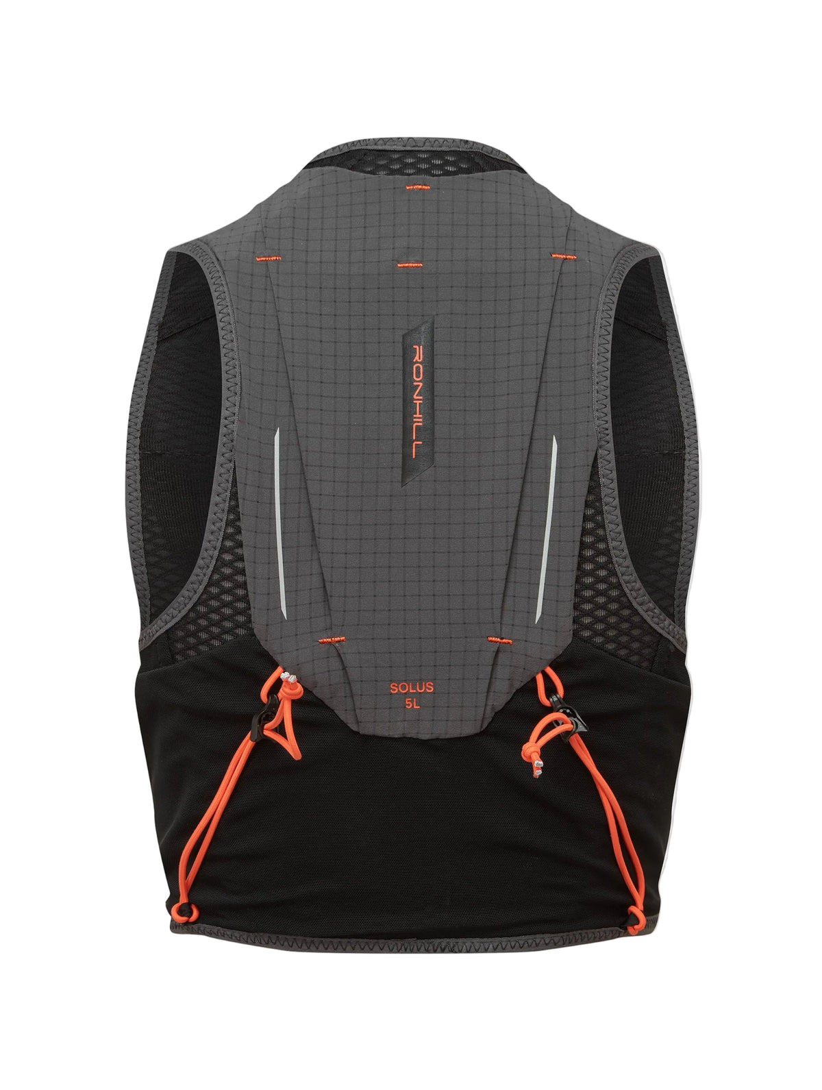 Ronhill Solus 5L Running Vest in Black/Ronhill Red - back