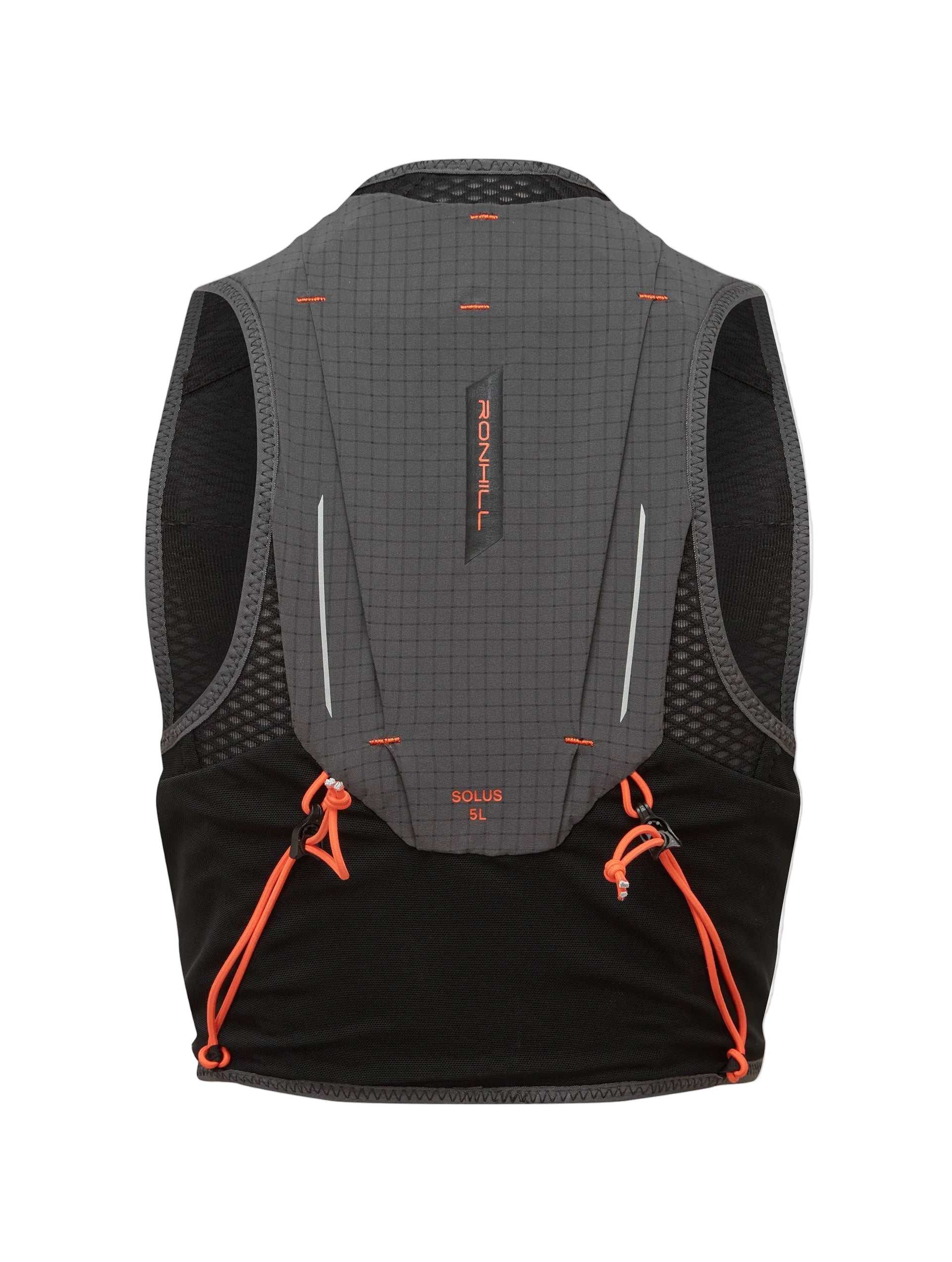 Ronhill Solus 5L Running Vest in Black/Ronhill Red - back