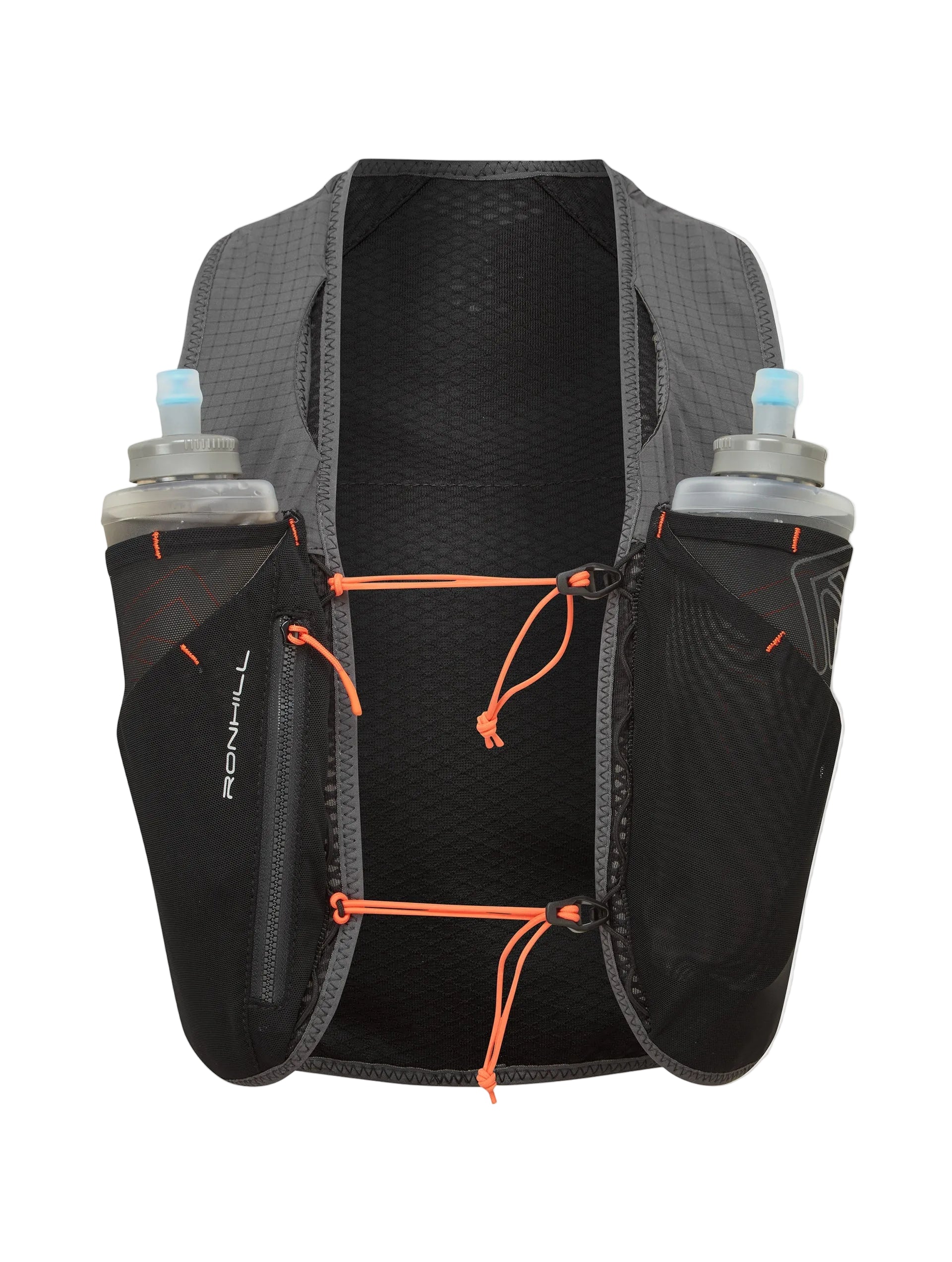 Ronhill Solus 5L Running Vest in Black/Ronhill Red - front