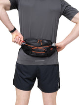 Ronhill Speed 180 Running Belt in Black/Ronhill Red - detail, 1