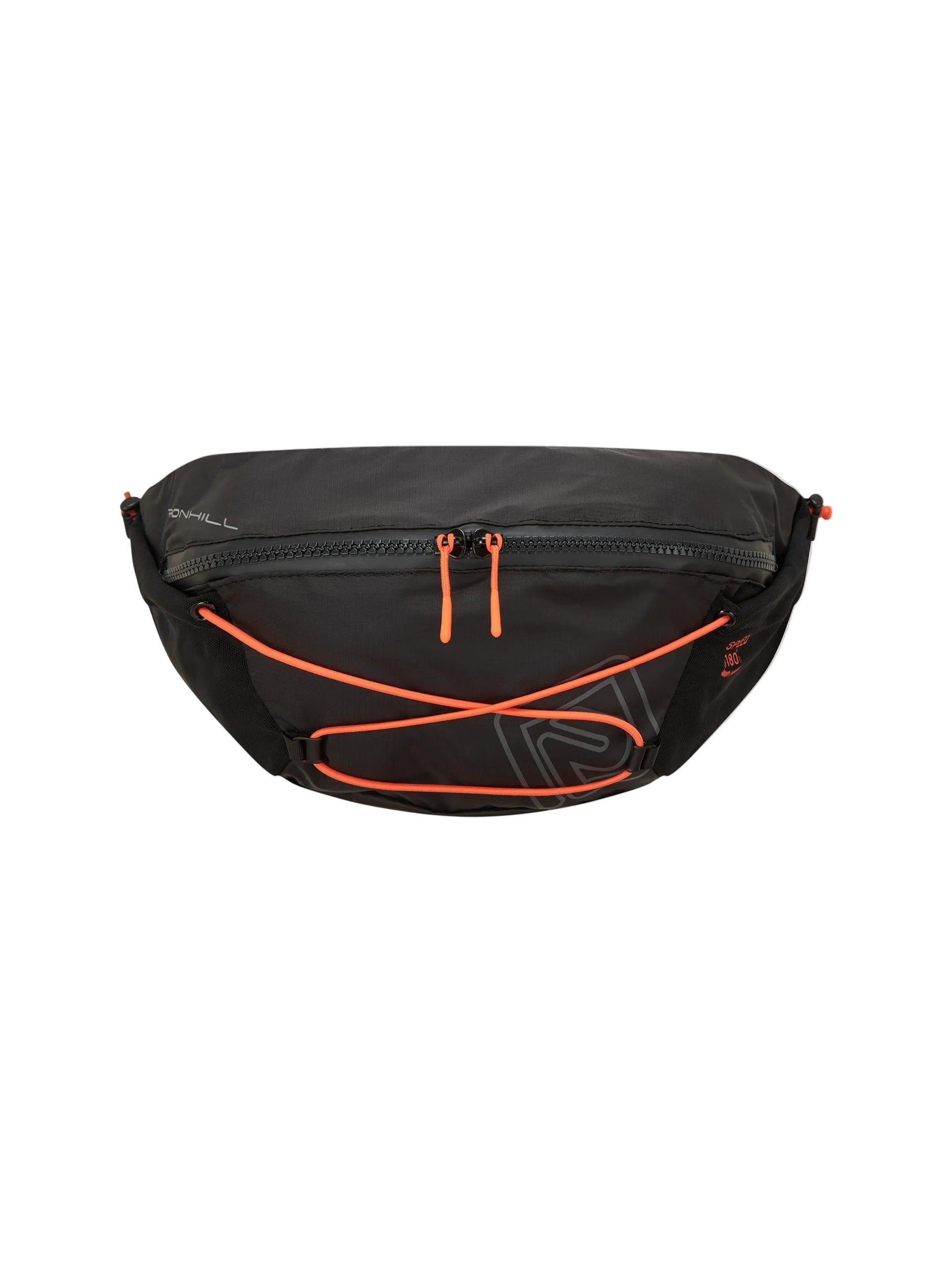 Ronhill Speed 180 Running Belt in Black/Ronhill Red - front
